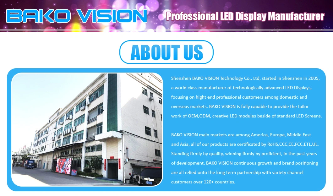 Intense luminosité de la carte vidéo P2.6 de publicité d'affichage à LED de mur visuel extérieur d'écran