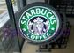 Fixed LED Display Round LED Wall Screen Display Outdoor Logo Sign For Coffee Shop Bars Stores