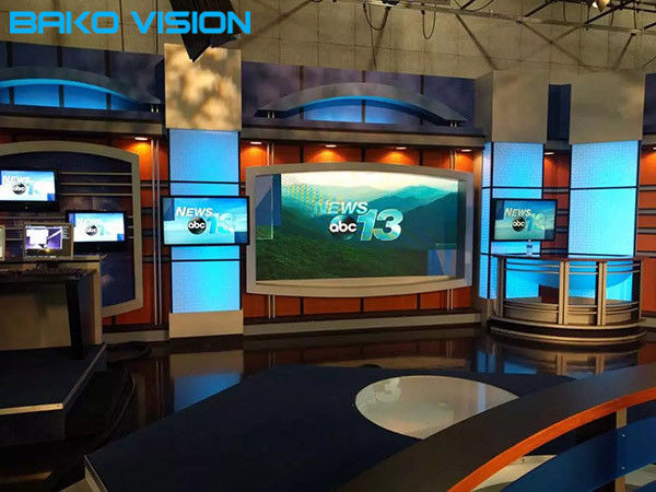 le mur visuel HD LED de 4K LED examine P1.579 pour la chaîne de télévision de lieu de réunion