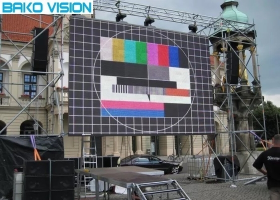 Affichage à LED de location extérieur polychrome de P3.9 pour l'église